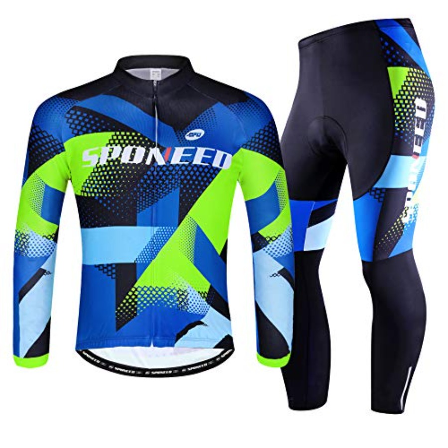 Mountain Biking Shirts - sponeed Cycling Clothes for Men Long