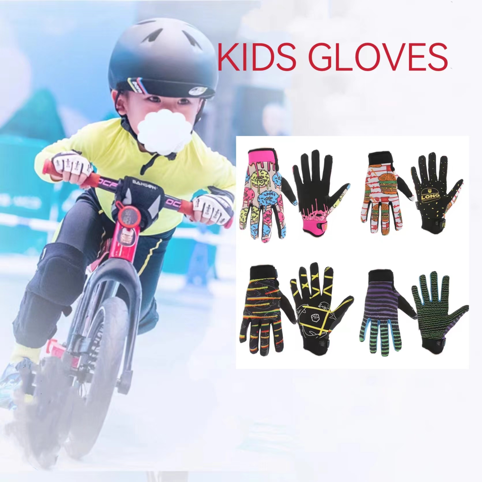 Mountain Biking Kids - fistplast kid Cute doughnut wear protection,