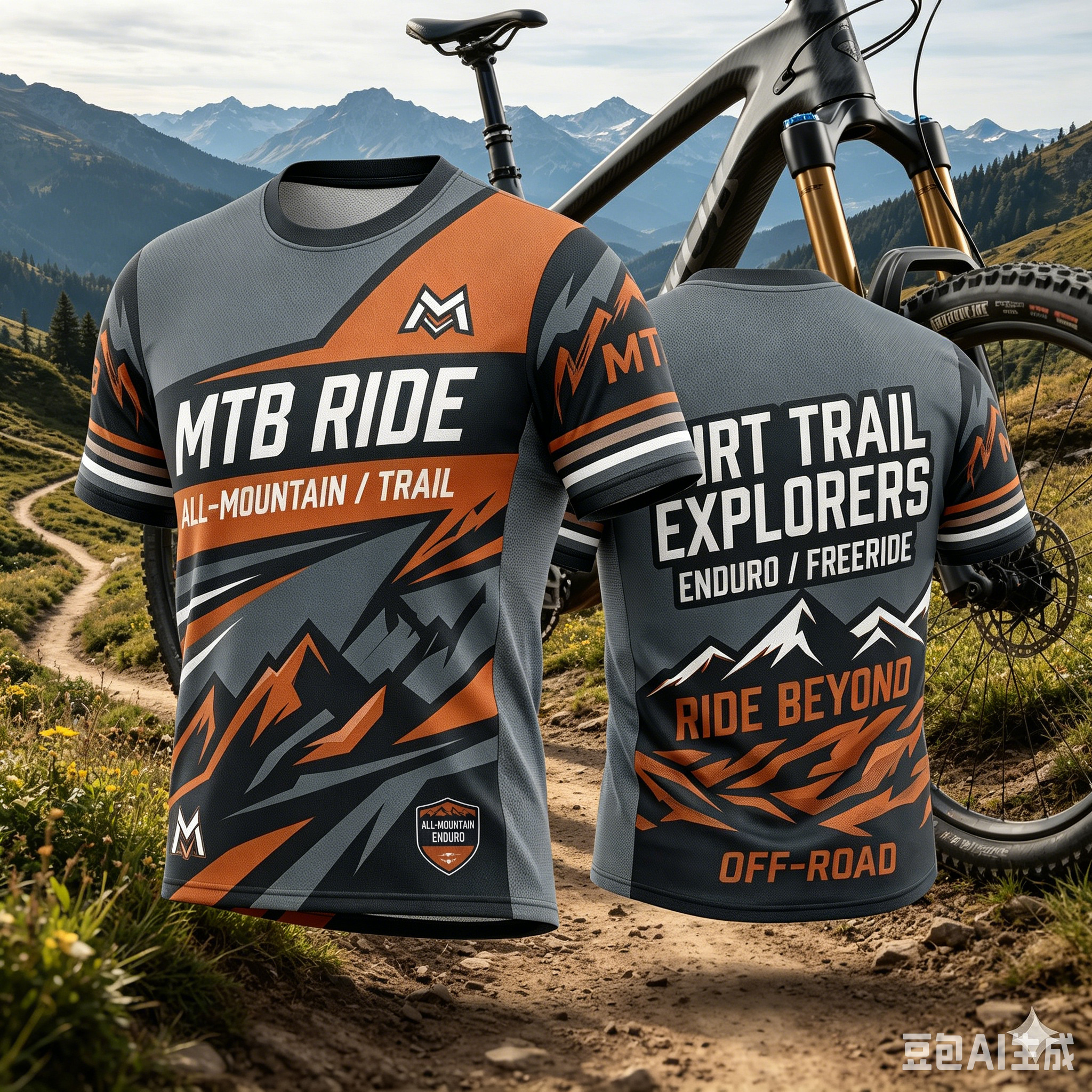 Mountain Biking Jersey - Family Men Breathable Mountain Enduro Motocross