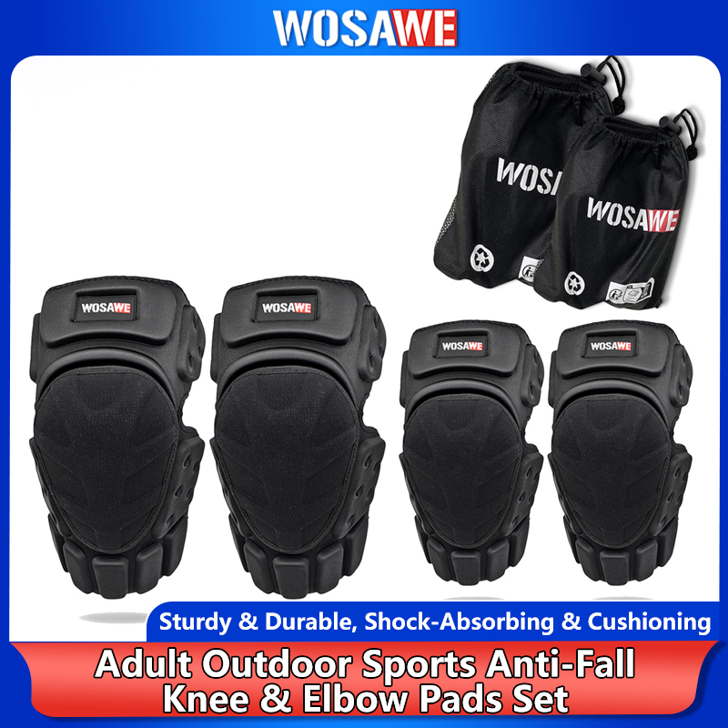 Mountain Biking Elbow Pads - WOSAWE Motorcycle Knee Pads Elbow Pads
