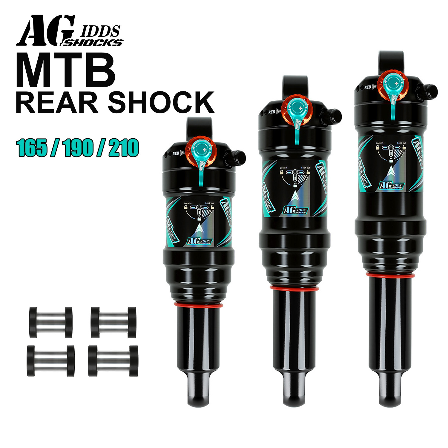 AGSHOCKS MTB Rear Shock Bicycl - Mountain Biking Downhill recensie en prijs