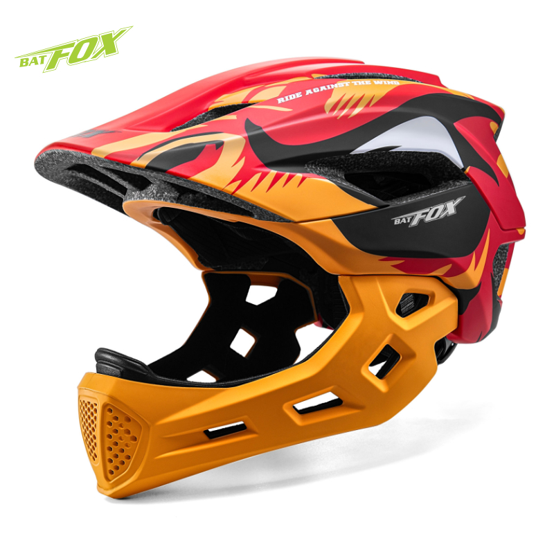 BATFOX Kids Full Face Bike Hel - Mountain Biking Full Face Helmet recensie en prijs