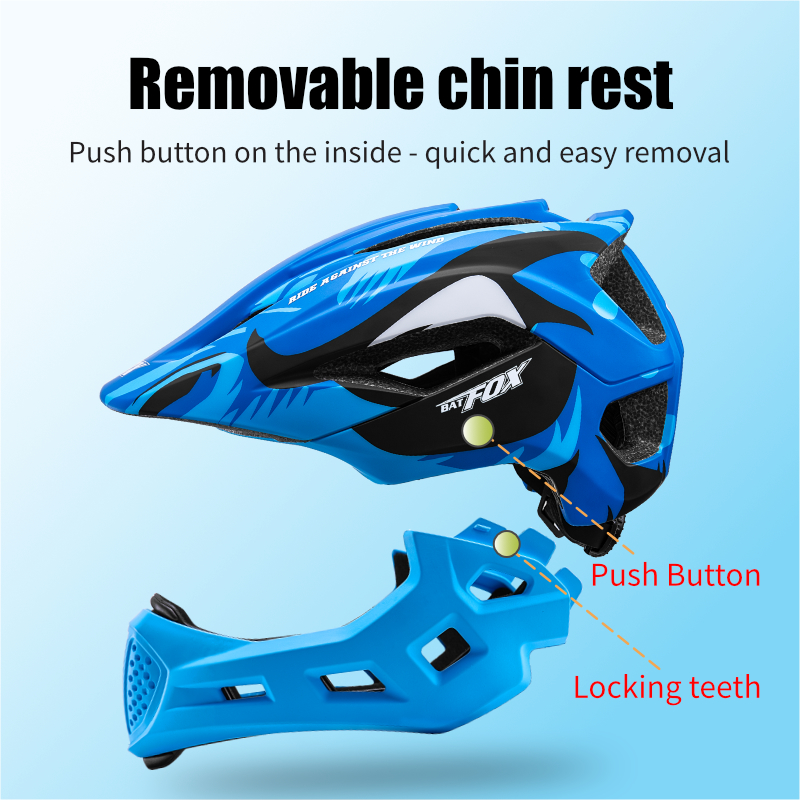 BATFOX Kids Full Face Bike Hel - Mountain Biking Full Face Helmet recensie en prijs