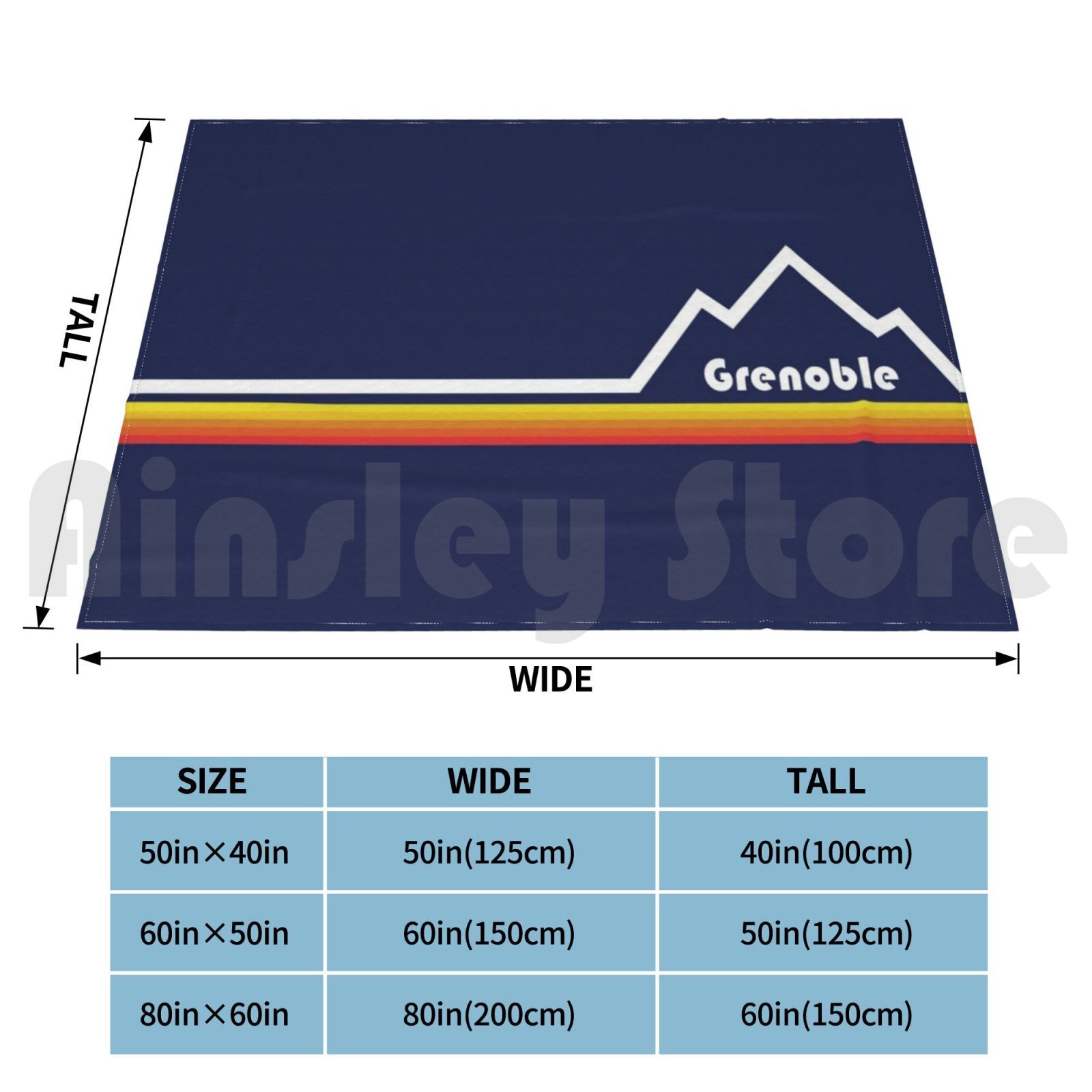 Grenoble , France Blanket For  - Mountain Biking France recensie en prijs