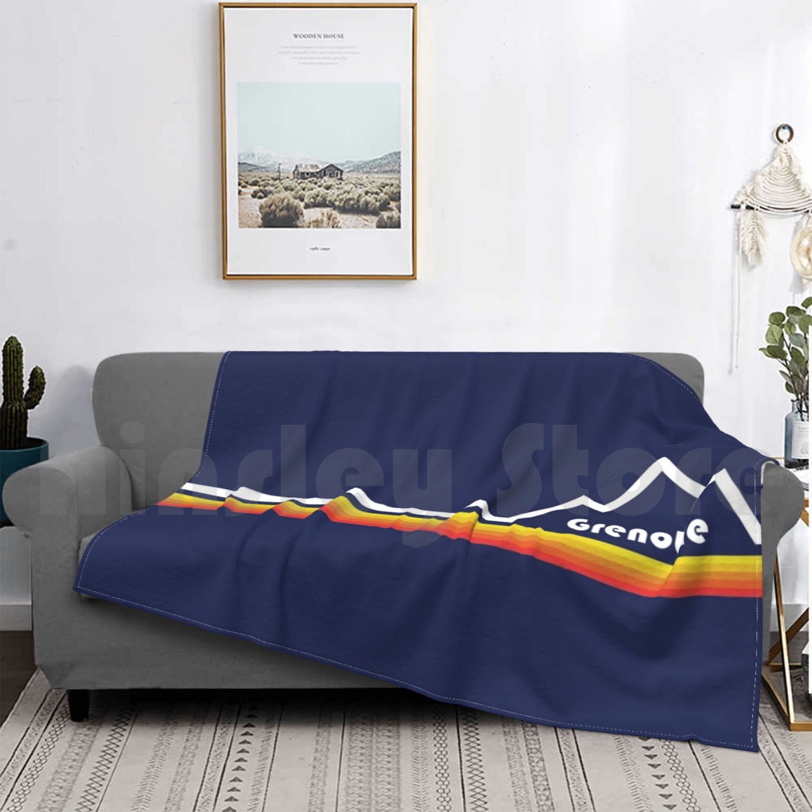 Grenoble , France Blanket For  - Mountain Biking France recensie en prijs