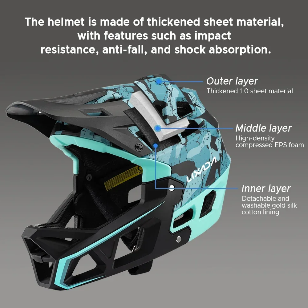 Mountain Bike Safety Cycling G - Mountain Biking Full Face Helmet recensie en prijs