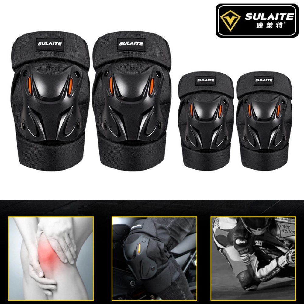 A pair of motorcycle knee pads - Mountain Biking Elbow Pads recensie en prijs