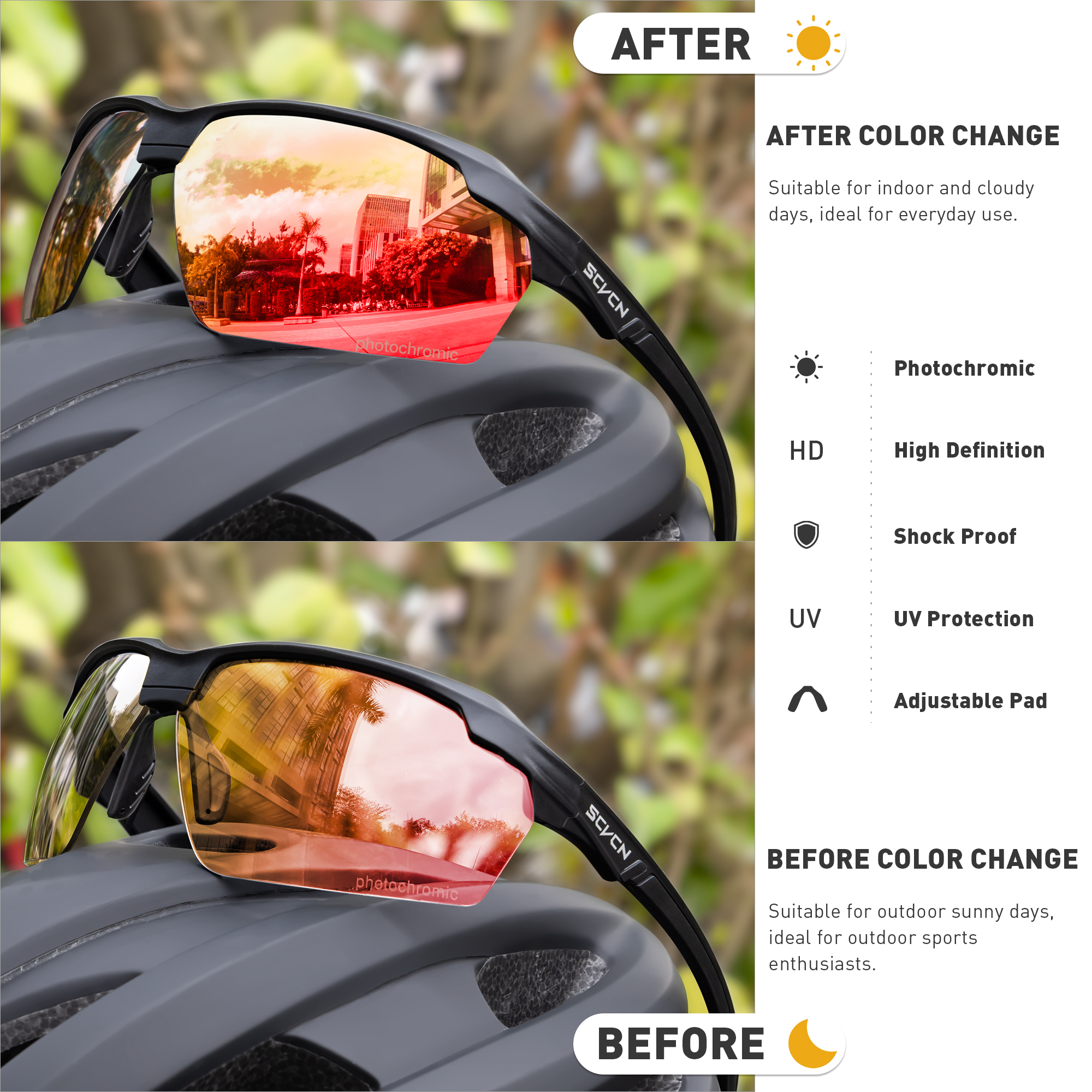 SCVCN Camping Goggles Women Sp - Mountain Biking Glasses recensie en prijs