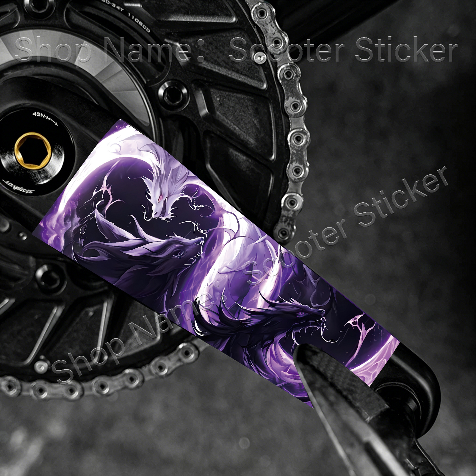 1 Set Purple & White Dragon Yi - Mountain Biking You Yangs recensie en prijs