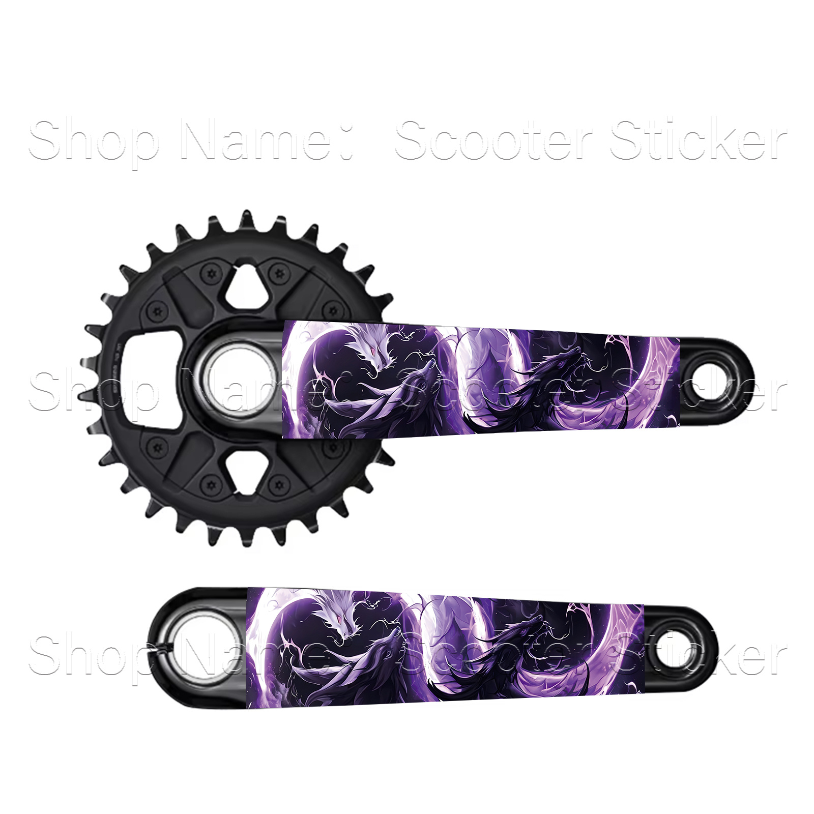 1 Set Purple & White Dragon Yi - Mountain Biking You Yangs recensie en prijs