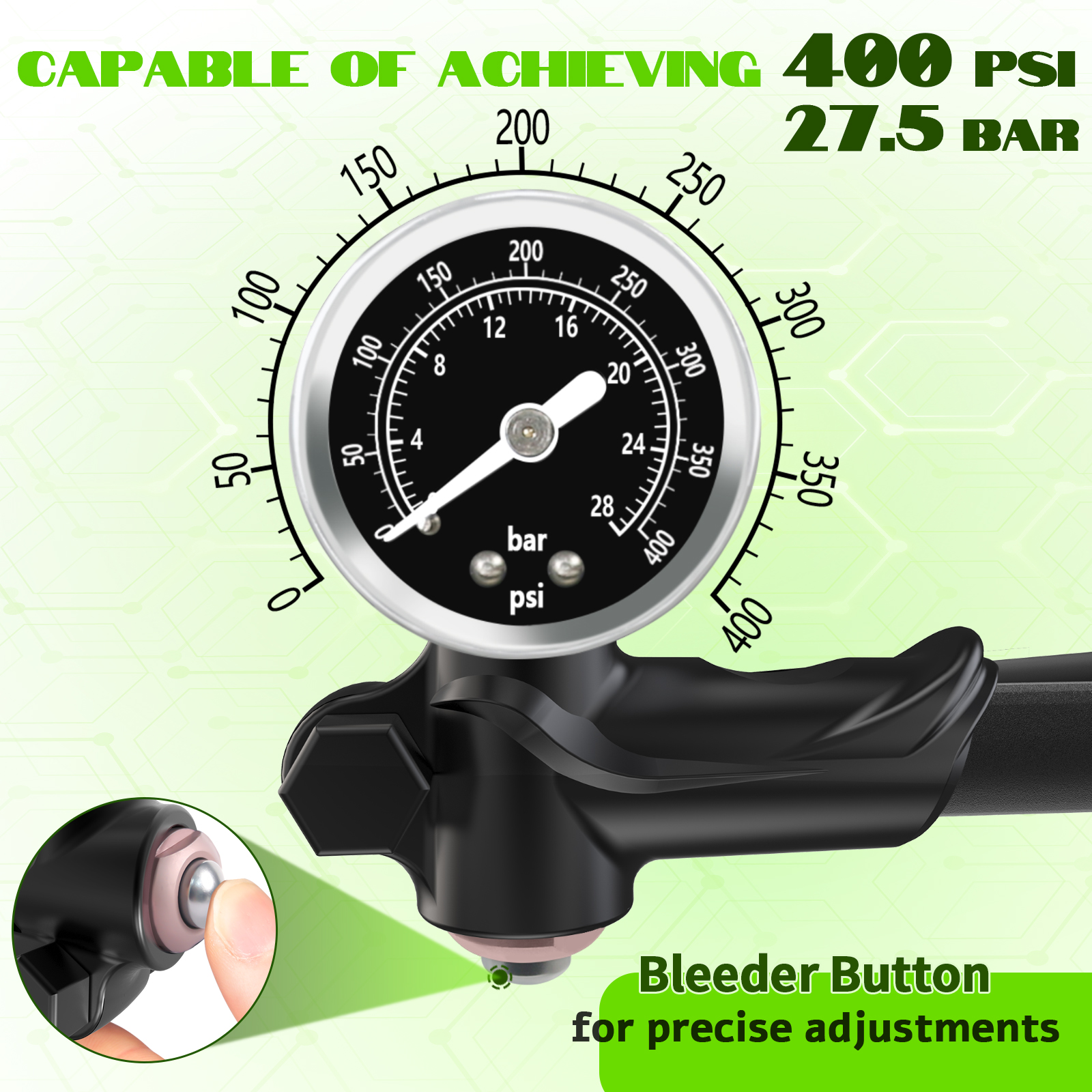 BUCKLOS Bicycle Air Pump 400PS - Mtb Fork Air recensie en prijs
