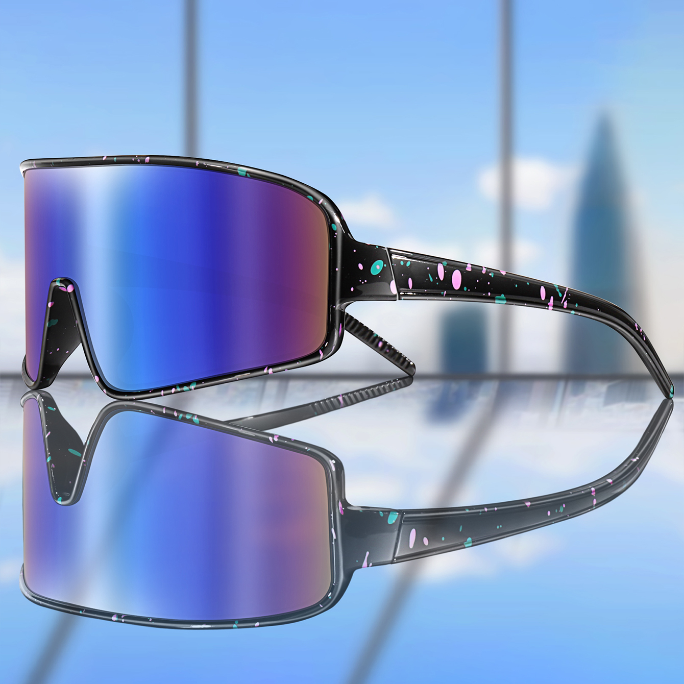 Outdoor Casual Sunglasses Larg - Mountain Biking Glasses recensie en prijs