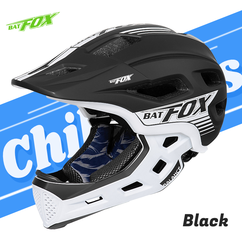 BATFOX Bike Helmet Kids Full F - Mountain Biking Full Face Helmet recensie en prijs