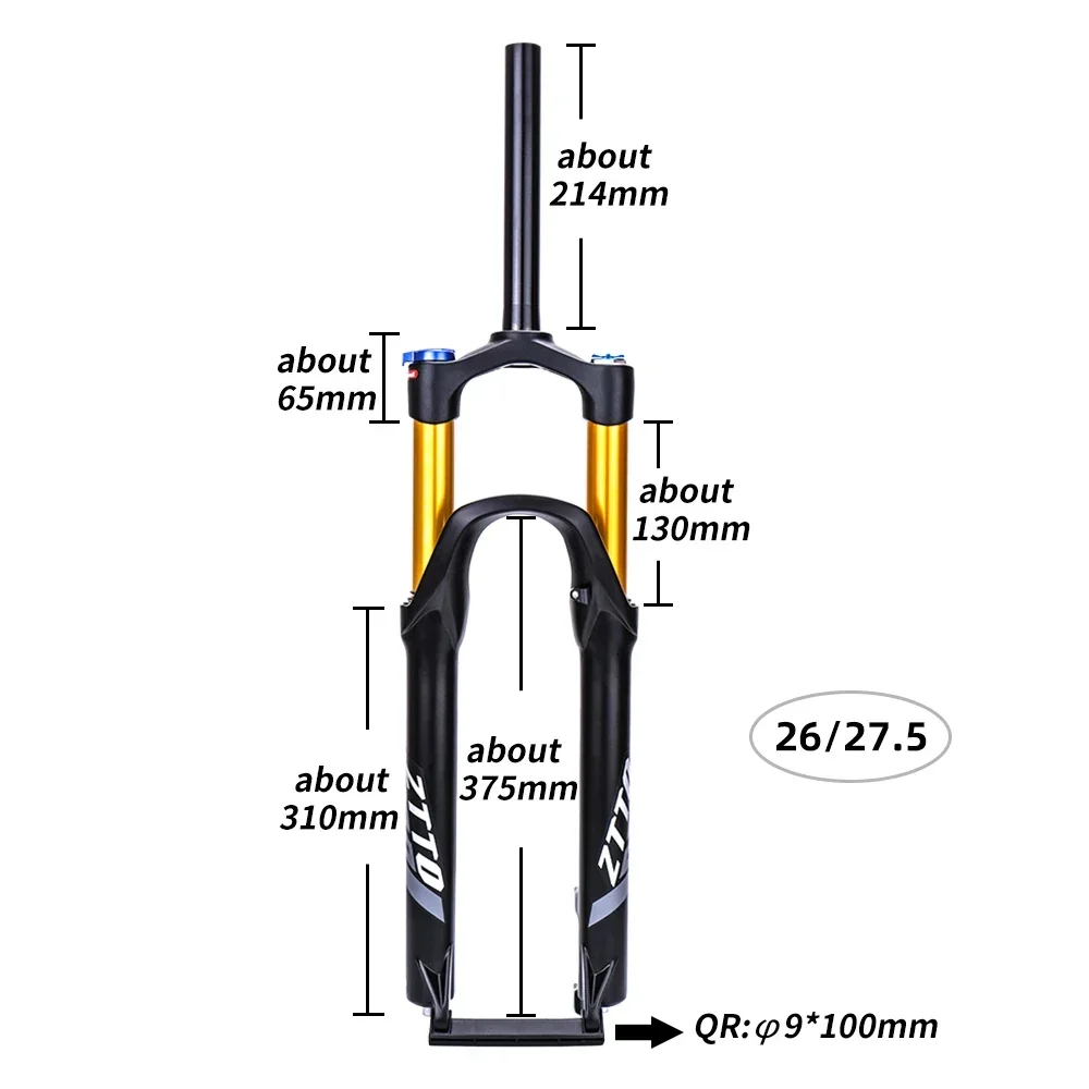 ZTTO MTB Bike Air Fork 120mm T - Mtb Fork Air recensie en prijs