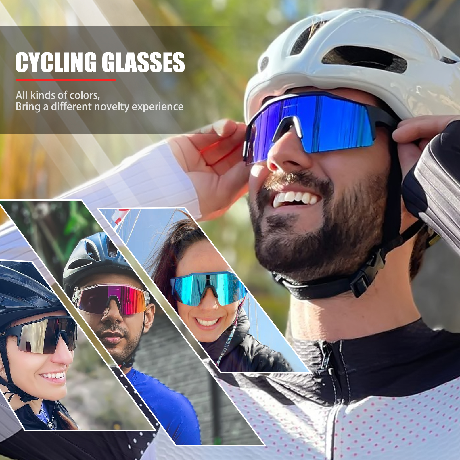 Kapvoe Road Driving Bike Sport - Mountain Biking Glasses recensie en prijs