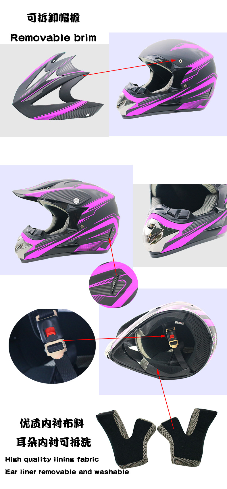 2019 New Flip Up Motorcycle He - Mountain Biking Full Face Helmet recensie en prijs
