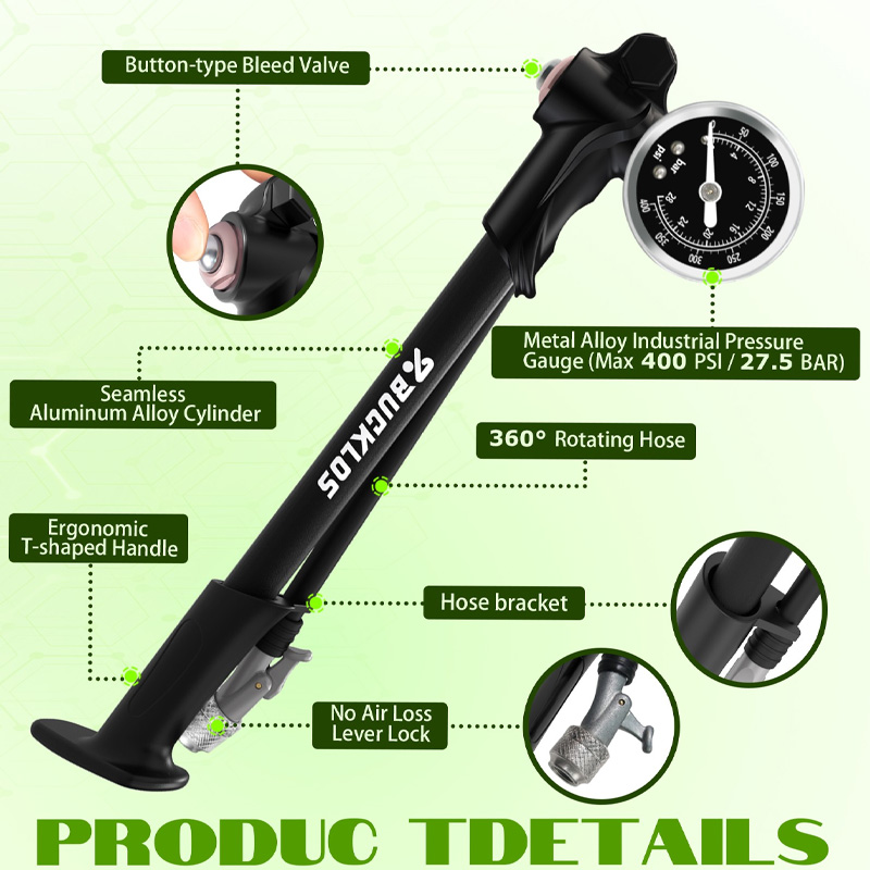 BUCKLOS Bicycle Air Fork Pump  - Mtb Fork Air recensie en prijs