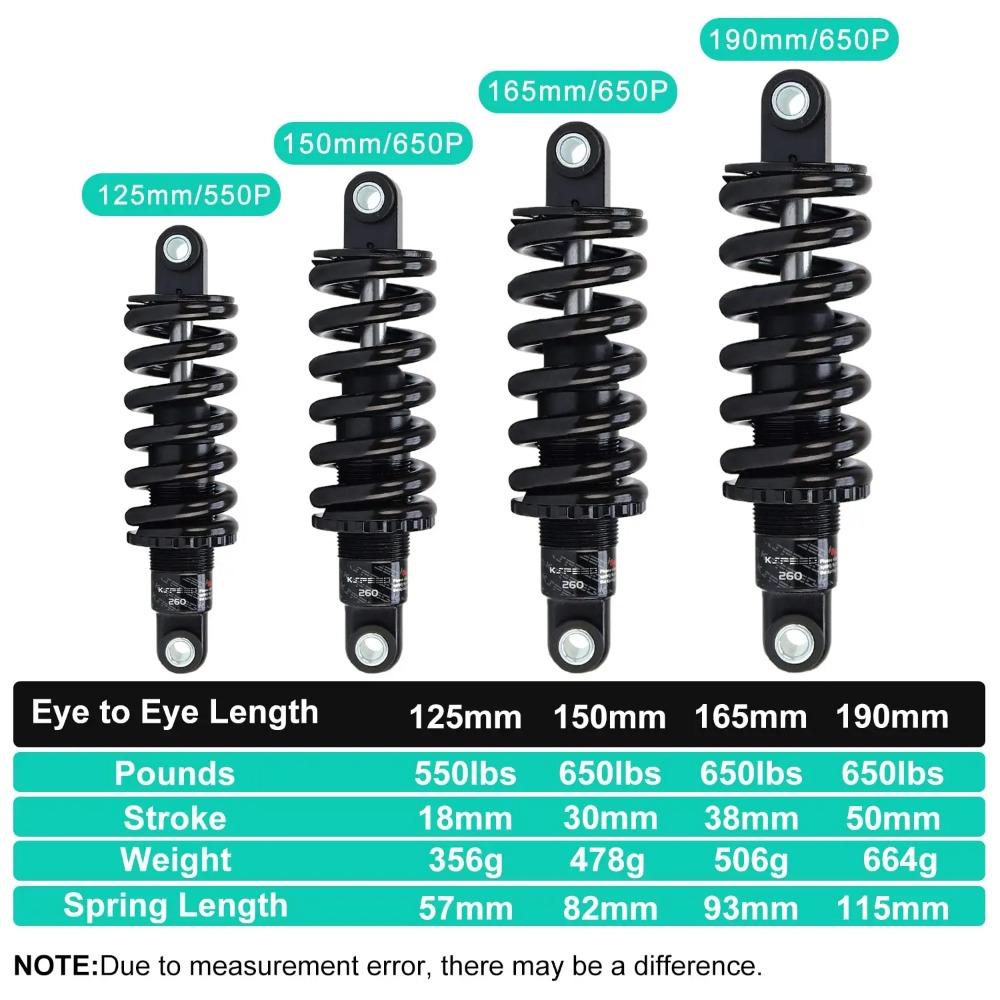 KS-260 Spring Shock Absorber R - Mountain Biking Downhill recensie en prijs