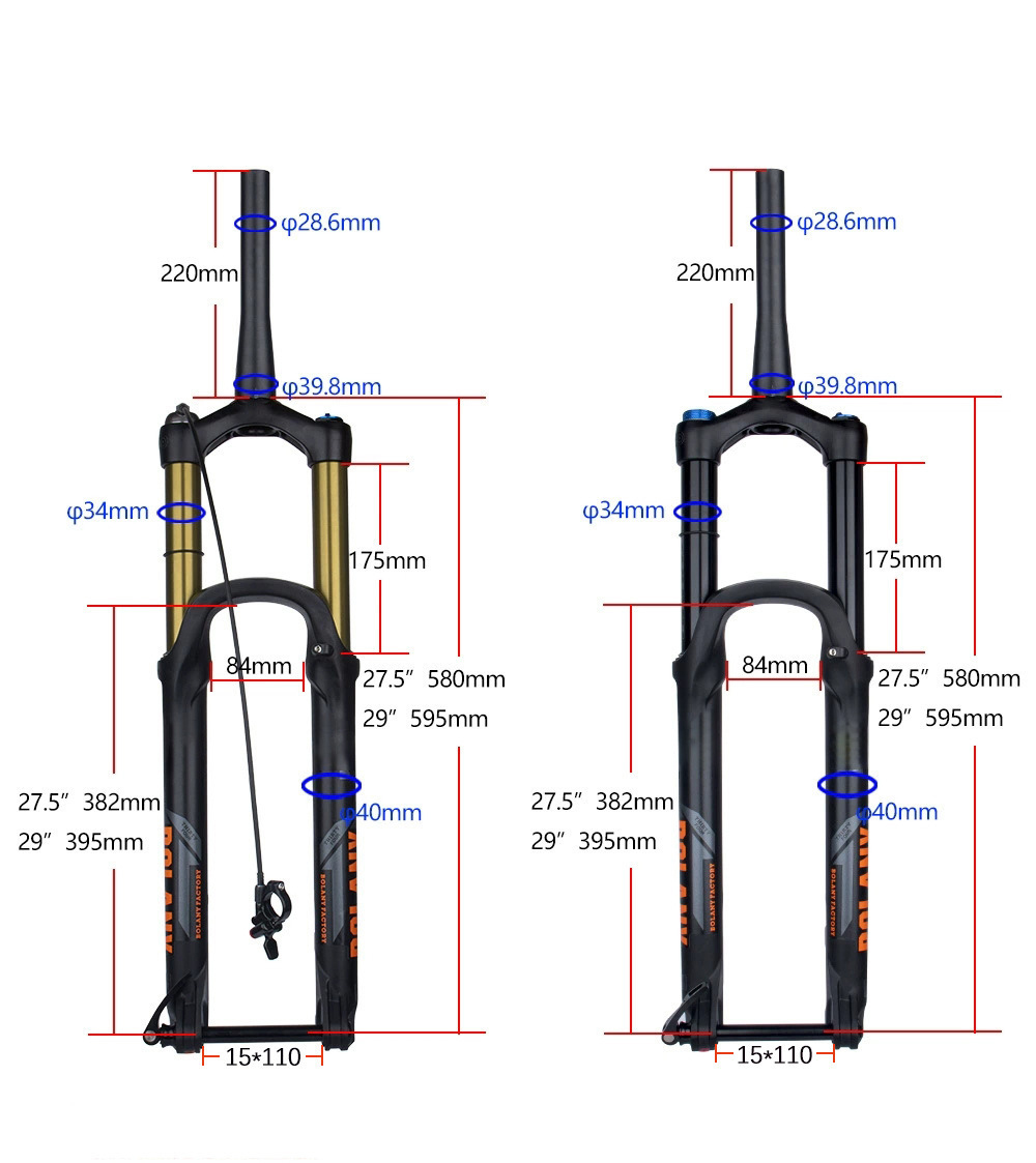 Bolany Mountain Bike Fork 160/ - Mtb Fork Air recensie en prijs