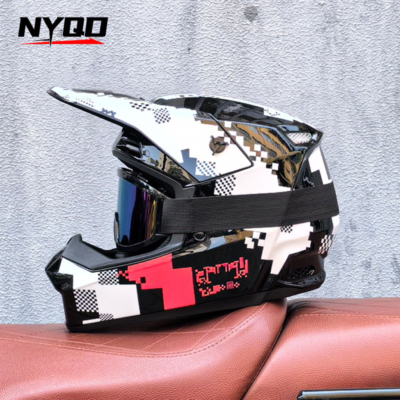 Orz Off-Road Three-Piece Helme - Mountain Biking Full Face Helmet recensie en prijs