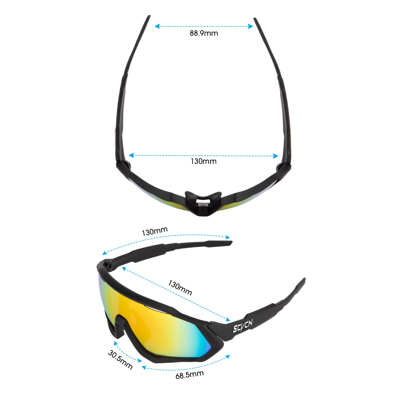 SCVCN Cycling Glasses Men MTB  - Mountain Biking Glasses recensie en prijs