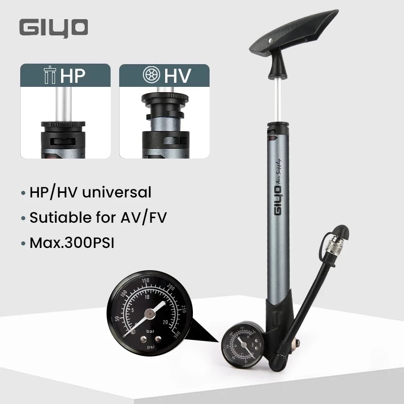 Giyo GS-41P 300psi Bicycle Sho - Mtb Fork Air recensie en prijs