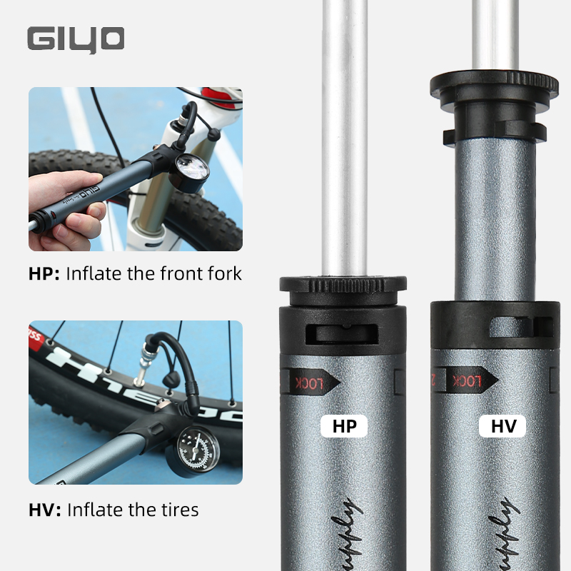 Giyo GS-41P 300psi Bicycle Sho - Mtb Fork Air recensie en prijs