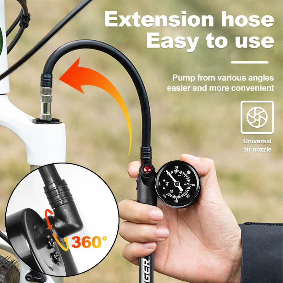 X-TIGER 300psi Bicycle Air Pum - Mtb Fork Air recensie en prijs