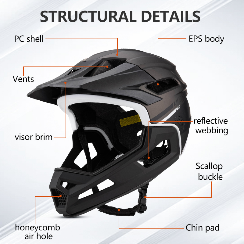 Eastinear Mountain Bike Helmet - Mountain Biking Full Face Helmet recensie en prijs