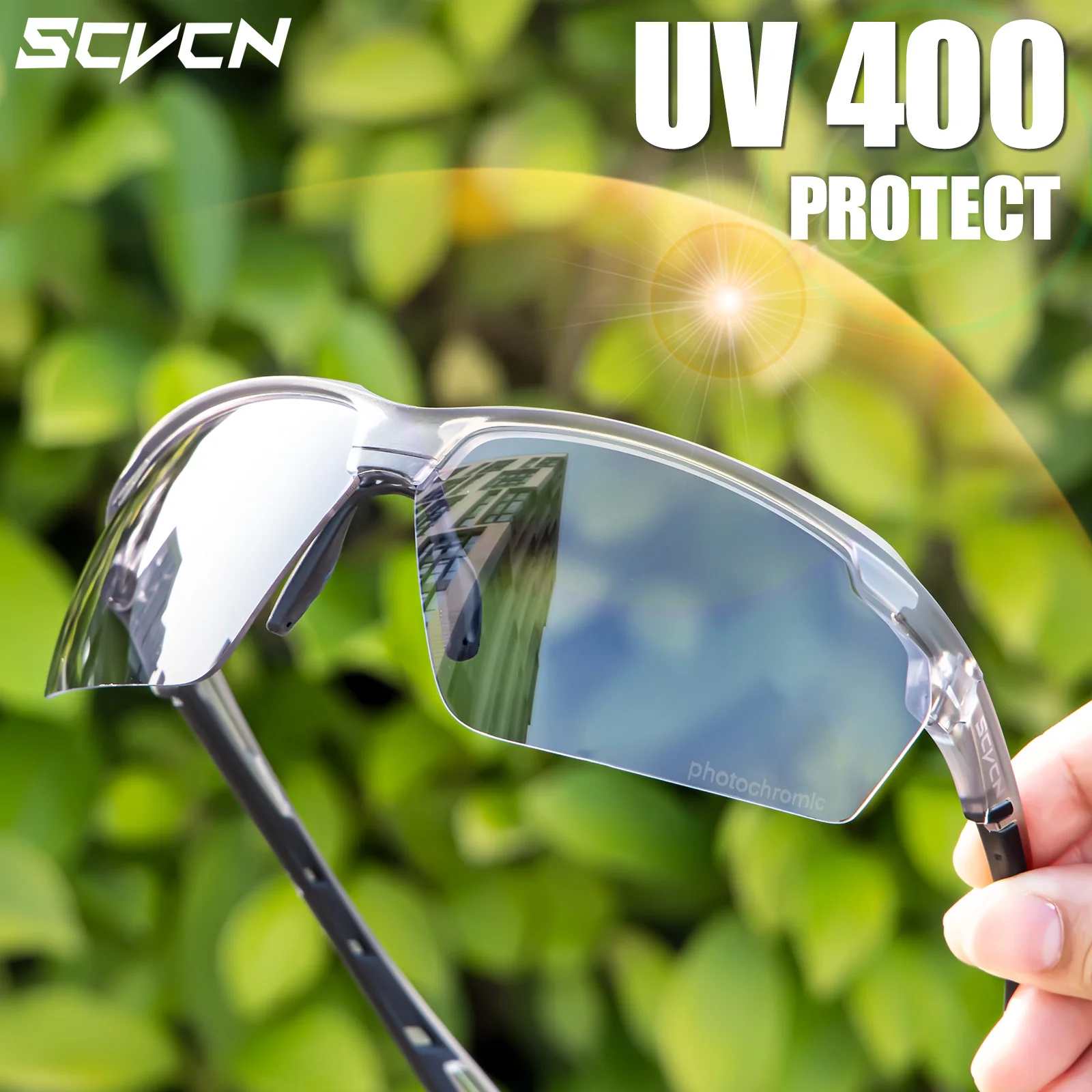 SCVCN Photochromic Cycling Sun - Mountain Biking Glasses recensie en prijs